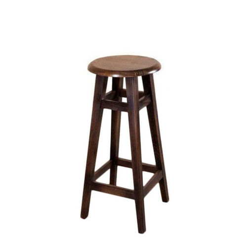 صندلی چوبی کتابخانه با نشیمنگاه ارگونومیک و طراحی مینیمال